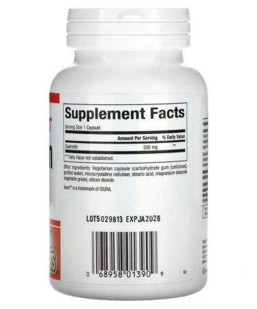 Natural Factors Quercetin 500 mg 60 vegetarian capsules - Buy Online on GoSupps.com