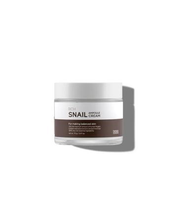 Tenzero Rich Snail Ampoule Cream 2x Facial Cream 70g