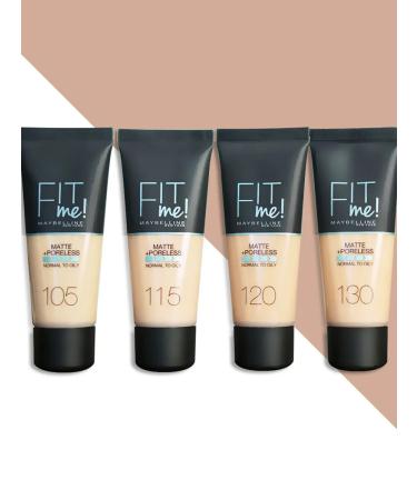 Maybelline New York Original Facial Face Cream Fit Me Matt tone 128 - Buy Online on GoSupps.com