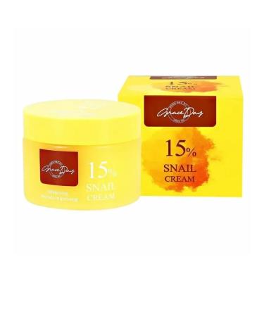 Grace Day 15% Snail Cream face cream with snail mucin 50ml - Buy Online on GoSupps.com