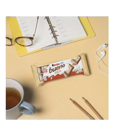 Kinder Bueno Crispy waffles in white chocolate 39g 30 pcs - Buy Online on GoSupps.com