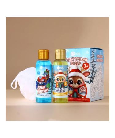 Pure happiness Gift set for children shower gel and washcloth - Buy Online on GoSupps.com
