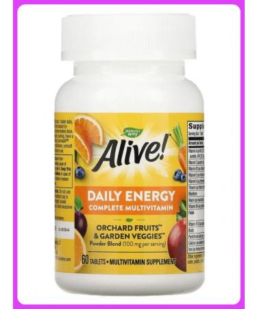 Alive Multivitamins and minerals for energy 60 tablets