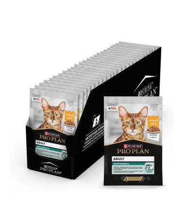 PRO PLAN Wet food for adult cats chicken in sauce 26x85 gr - Buy Online on GoSupps.com