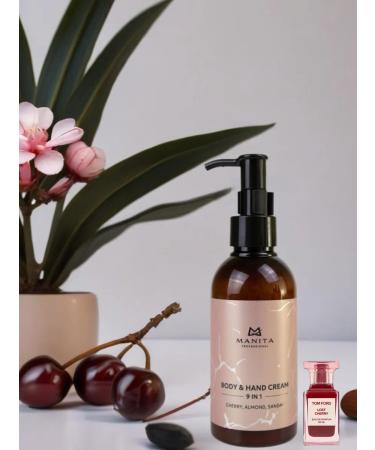 MANITA PROFESSIONAL Hand and body cream Cherry Almond Sandal 150ml - Buy Online on GoSupps.com