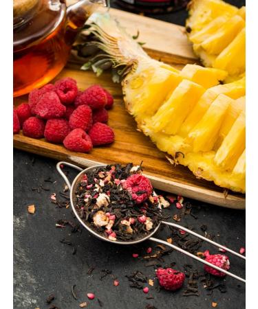 S&N SNacks Black leaf tea with raspberries and cinnamon gift - Buy Online on GoSupps.com