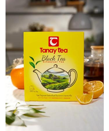 Tanaytea Black Baykhovy tea "Tanay" packaged 100*2 g - Buy Online on GoSupps.com