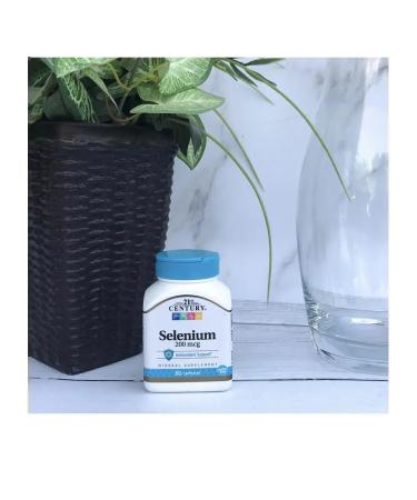 21st Century Selenium 200 mcg selenium 60 capsules - Buy Online on GoSupps.com