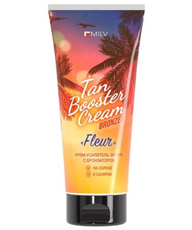 MILV Tanning enhancer cream for solariums and in the sun with bronzer "FLEUR" - Buy Online on GoSupps.com