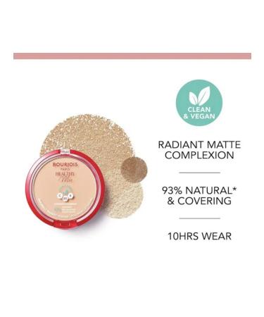 Bourjois Paris Facial powder matting Healthy Mix tone 02 vanilla - Buy Online on GoSupps.com