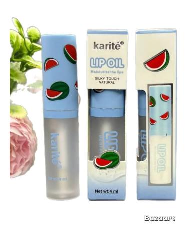 Moisturizing lip gloss with collagen and watermelon