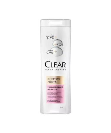 clear Hair shampoo Derma Therapy Growth Energy 380 ml