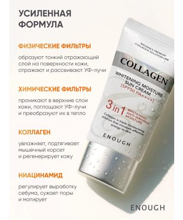 ENOUGH Sunglassing moisturizer for face and body 50 SPF Korea - Buy Online on GoSupps.com