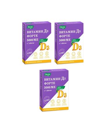 Evalar Vitamin D3 Forte tablets No. 60 -3UP
