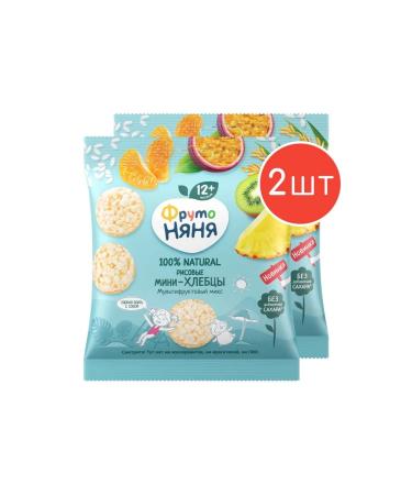 Frutonyanya Mini-Khlebtsyris-Furnitarutoniathonnyatropicmix30g 2pcs