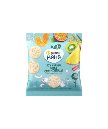 Frutonyanya Mini-Khlebtsyris-Furnitarotropicmix30g 4pcs - Buy Online on GoSupps.com