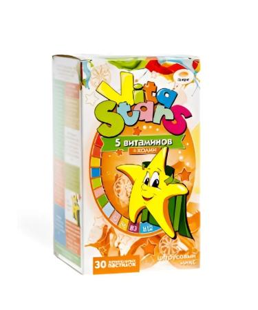 Vita Stars Multivitamin complex with holin No. 30 (citrus) -1UP