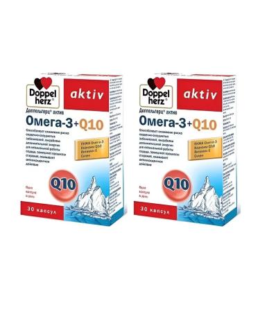 Doppelherz Omega -3 + Q10 N30 caps -2UP