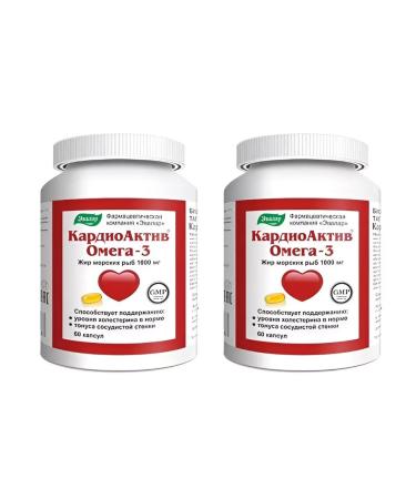 Evalar Omega -3 cardioactive No. 60 -2UP