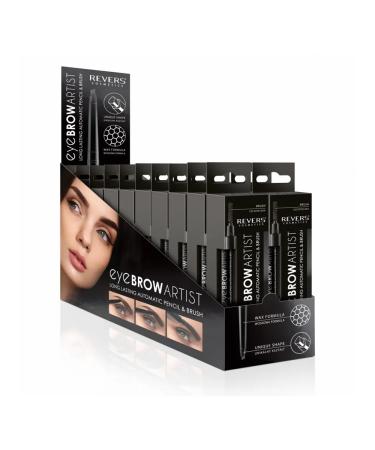 REVERS COSMETICS Automatic pencil with a brow for eyebrows Black 2.5gr - Buy Online on GoSupps.com