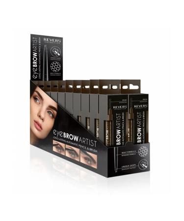 REVERS COSMETICS Automatic pencil with a brush for eyebrows Brown 2.5g - Buy Online on GoSupps.com