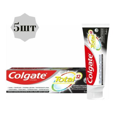 COLGATE Toothpaste deep cleaning coal 80g 5pcs