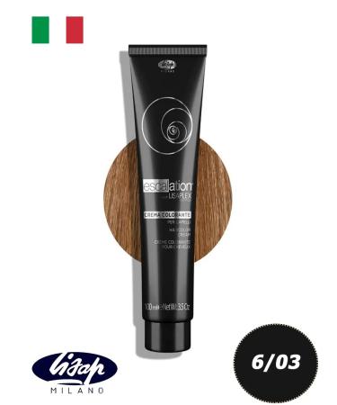 Lisap Milano Lisaplex 6 03 Dark Gold Blonde hair cream for hair 100ml