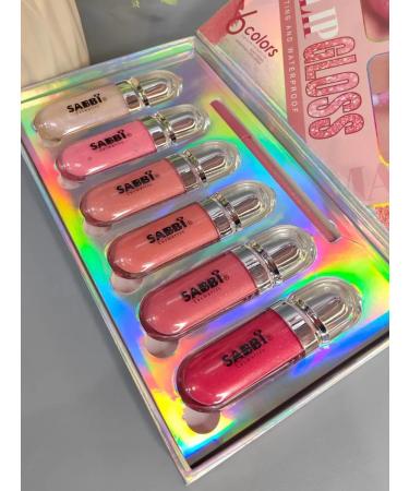 A set of lipsticks Set of lip glosses 6 pcs