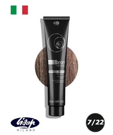 Lisap Milano Lisaplex 7 22 Matt Blonde Hair Cream 100ml Cream