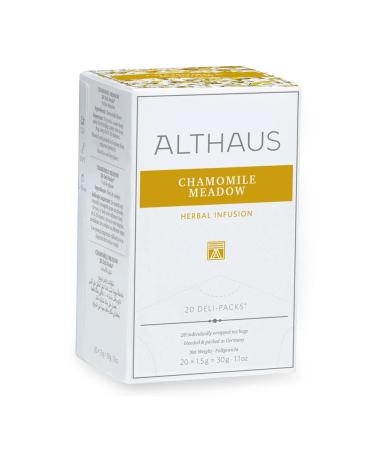 ALTHAUS Chamomile Meadow herbal tea in bags 20 pcs - Buy Online on GoSupps.com