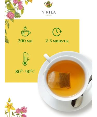 NIKTEA Krasnaya Polyana Green tea in bags 2x25 pcs - Buy Online on GoSupps.com