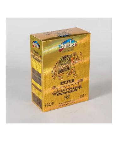 Battler Tea Buttler Ceylon black (fbop) Golden elephant 200 grams - Buy Online on GoSupps.com