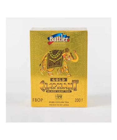Battler Tea Buttler Ceylon black (fbop) Golden elephant 200 grams - Buy Online on GoSupps.com