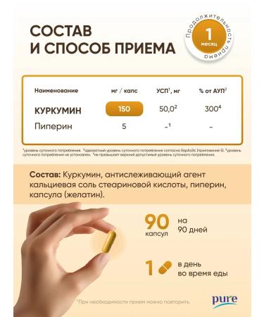 Pure Minerals Kurkumin with piperin turmeric in joint capsules - Buy Online on GoSupps.com