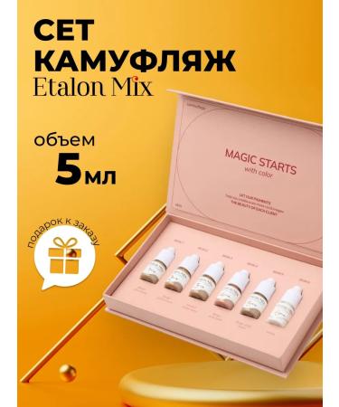 Etalon mix Set pigments standard mix 6 pcs 5 ml
