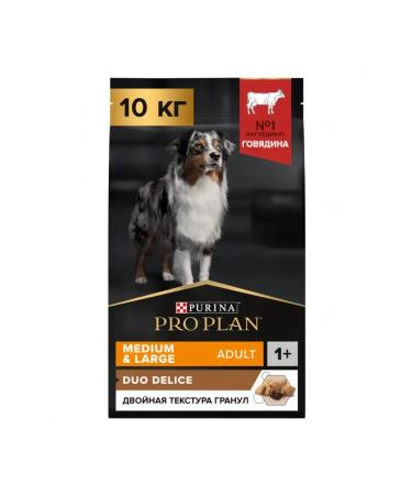 PRO PLAN Dog food for dry medium and large beef rocks 10 kg - Buy Online on GoSupps.com