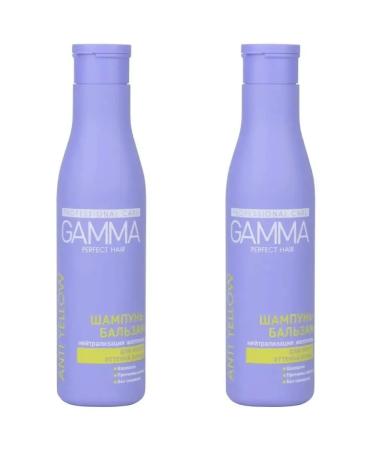 Gamma Shampoo-balm 2 B1 for hair shade blond 250 ml 2 pcs