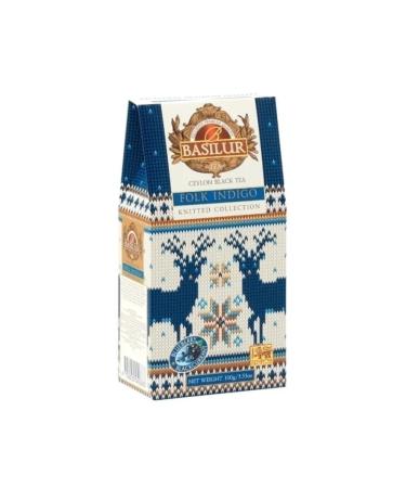 Tea Black Basilur Folk Indigo 100 grams - Buy Online on GoSupps.com