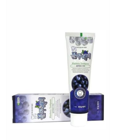 HANIL Toothpaste with a blueberry extract Natural 180 g - Buy Online on GoSupps.com