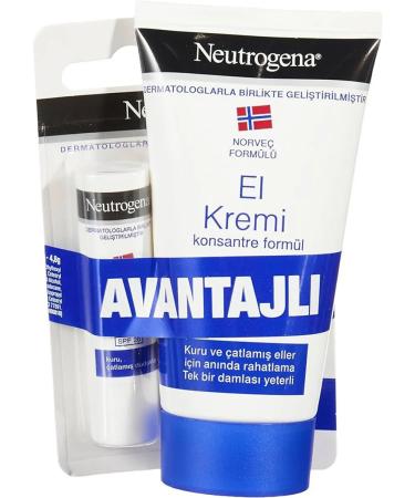Neutrogena Hands perfumery cream 75 ml + lip cream - Buy Online on GoSupps.com