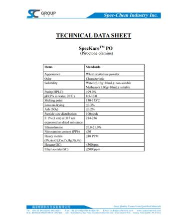 COSMOMAKER Acture Pyrocton Olamin PiroCtone Olaamine 2 g - Buy Online on GoSupps.com