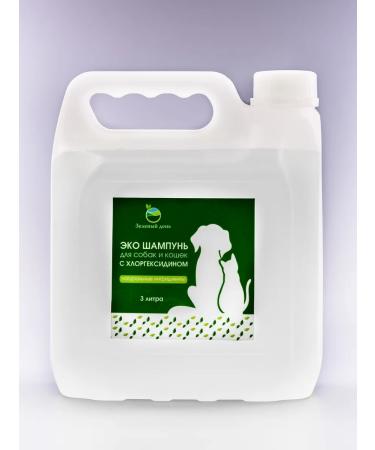 Green Day Shampoo for dogs and cats with chlorhexidine 4% - 3 liters - Buy Online on GoSupps.com