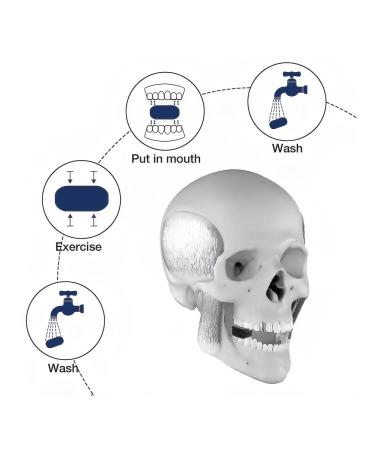 Jaw simulator Strengthening the muscles of the face and neck 2 pcs - Buy Online on GoSupps.com