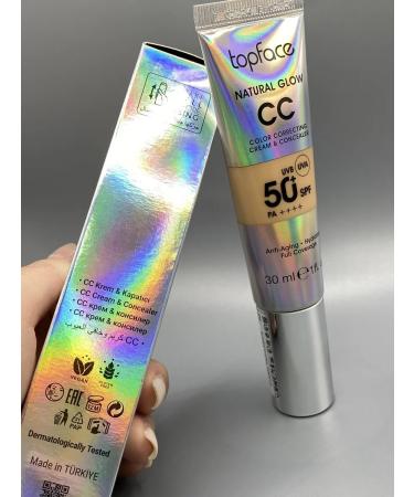 TopFace Tonal cream CC Natural Glow PT472 006 - Buy Online on GoSupps.com
