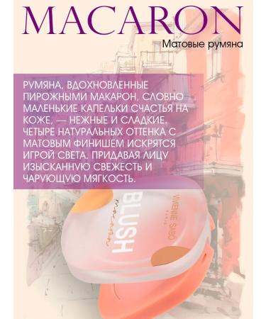 VIVIENNE SABO Macaron blush tone 01 - Buy Online on GoSupps.com