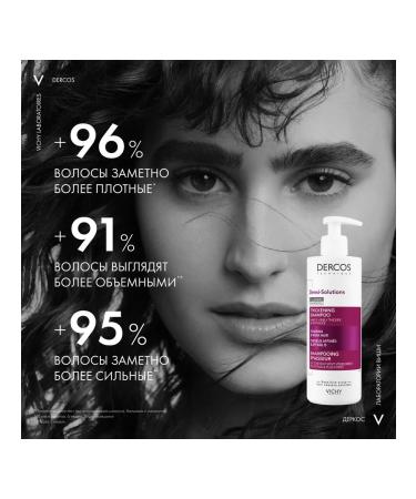 VICHY DENSI-SOLUTIONS Hair shampoo sealing 400 ml - Buy Online on GoSupps.com
