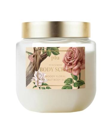 Plus Perfumed body scrub with sea salt Woody Floral - Buy Online on GoSupps.com