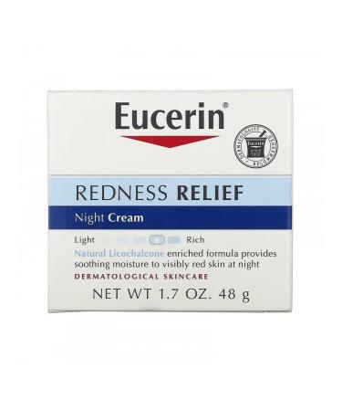 EUCERIN Moisturizing Night Cream Redness RELIEF - Buy Online on GoSupps.com