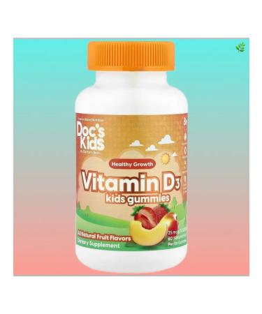 Doctor's Best Vitamin D3 for children 1000 IU 60 marmalade