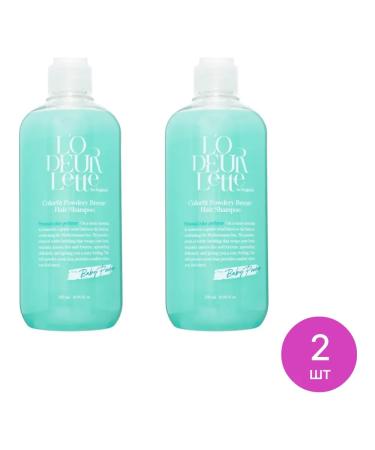 L'odeurlette Oder Colorfit Powdery Breeze Shampoo Female 500ml 2 pcs